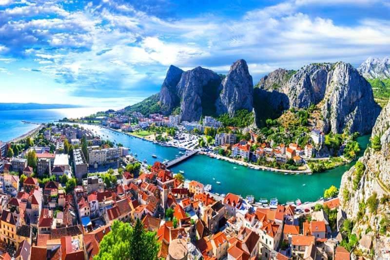 Amazing Sea View Leilighet Omiš Eksteriør bilde